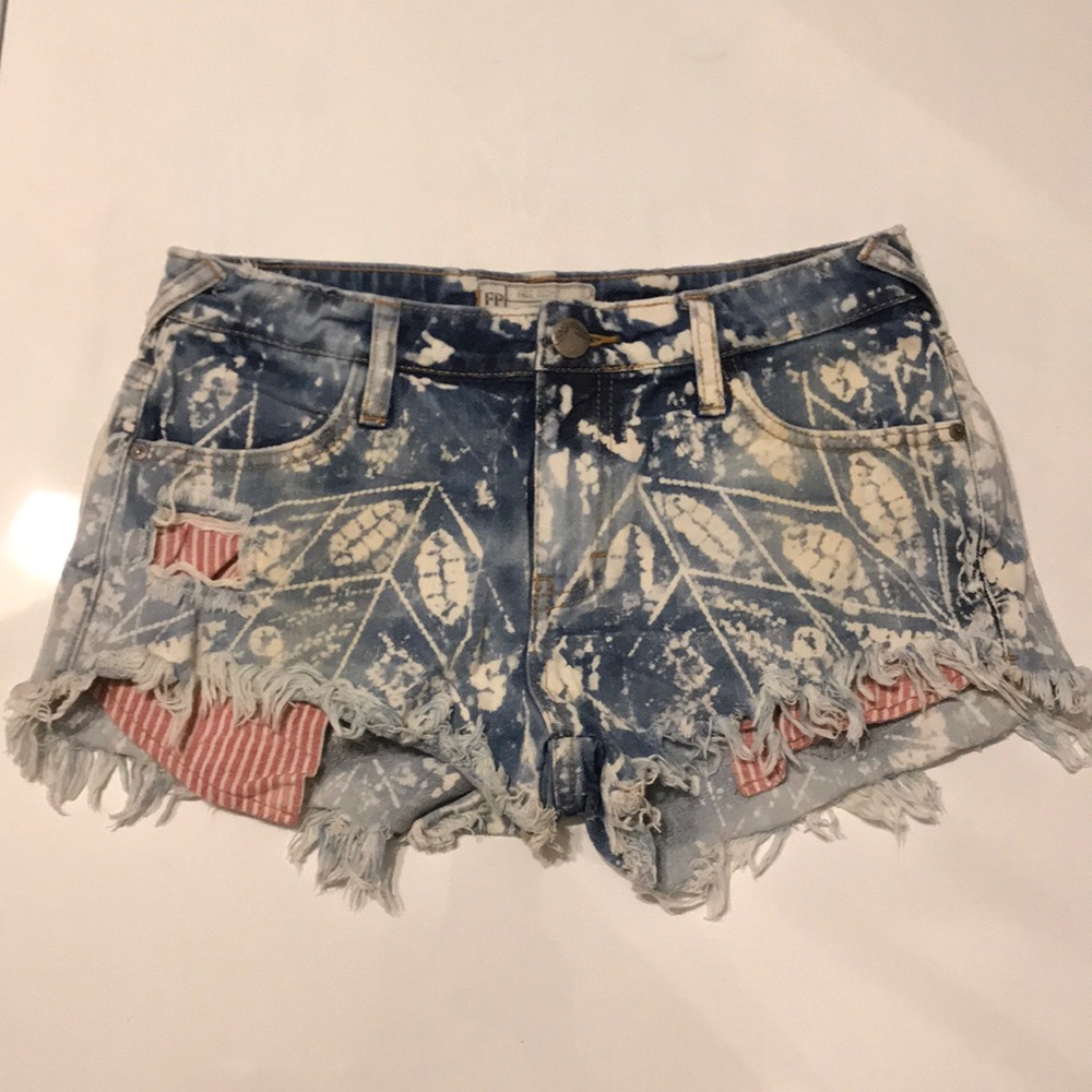 Free people jean shorts